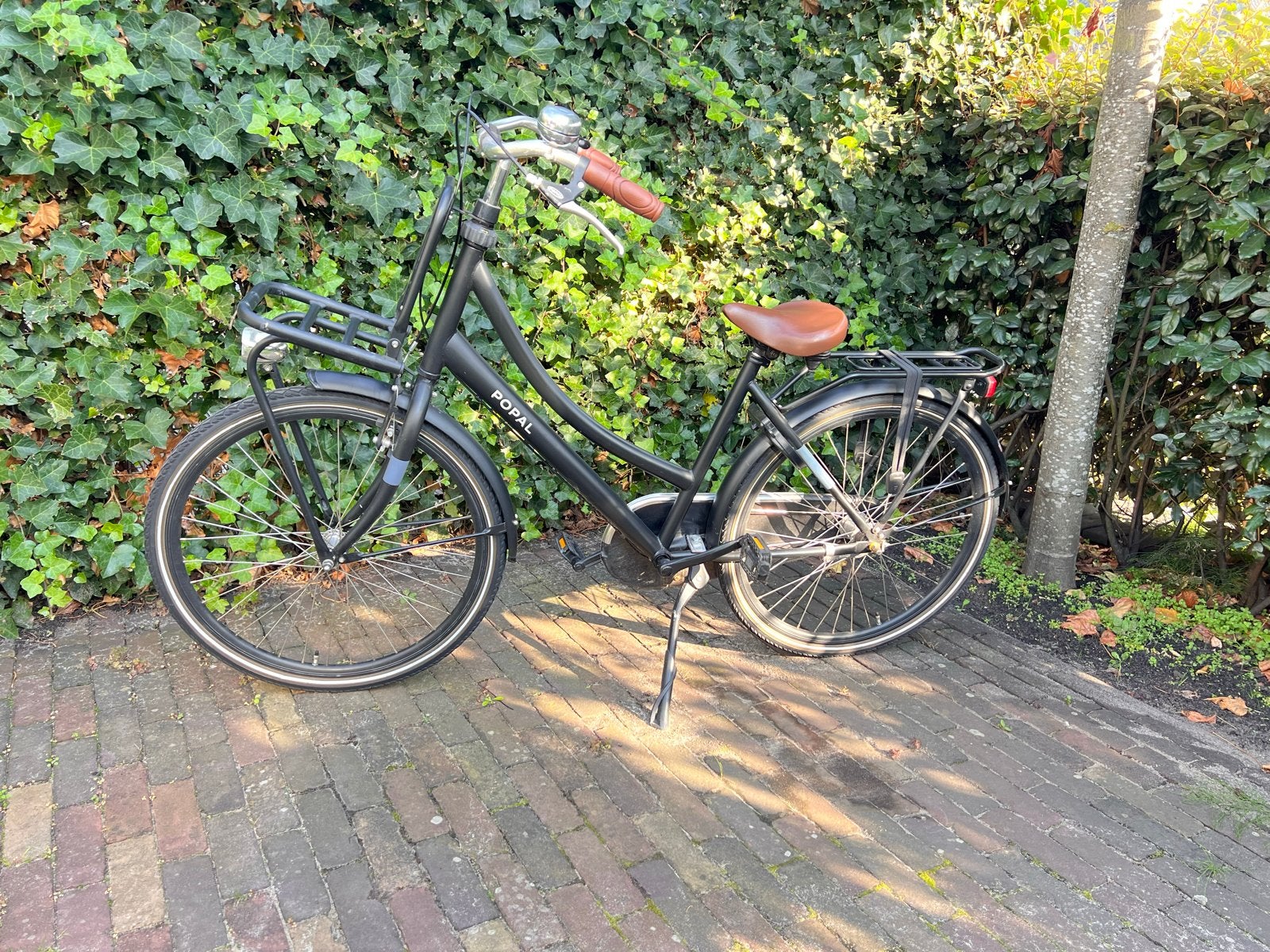 Meisjes fiets Popal Daily Dutch Basic 26 inch zwart, Ophalen, Zo goed als nieuw, 26 inch of meer, Versnellingen