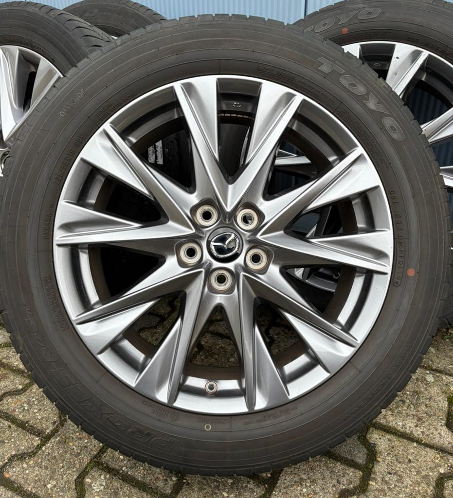 ZGAN 19” Originele Mazda CX5 CX-5 Velgen + Zomerbanden, Auto-onderdelen, Banden en Velgen, 19 inch, Banden en Velgen, Ophalen of Verzenden