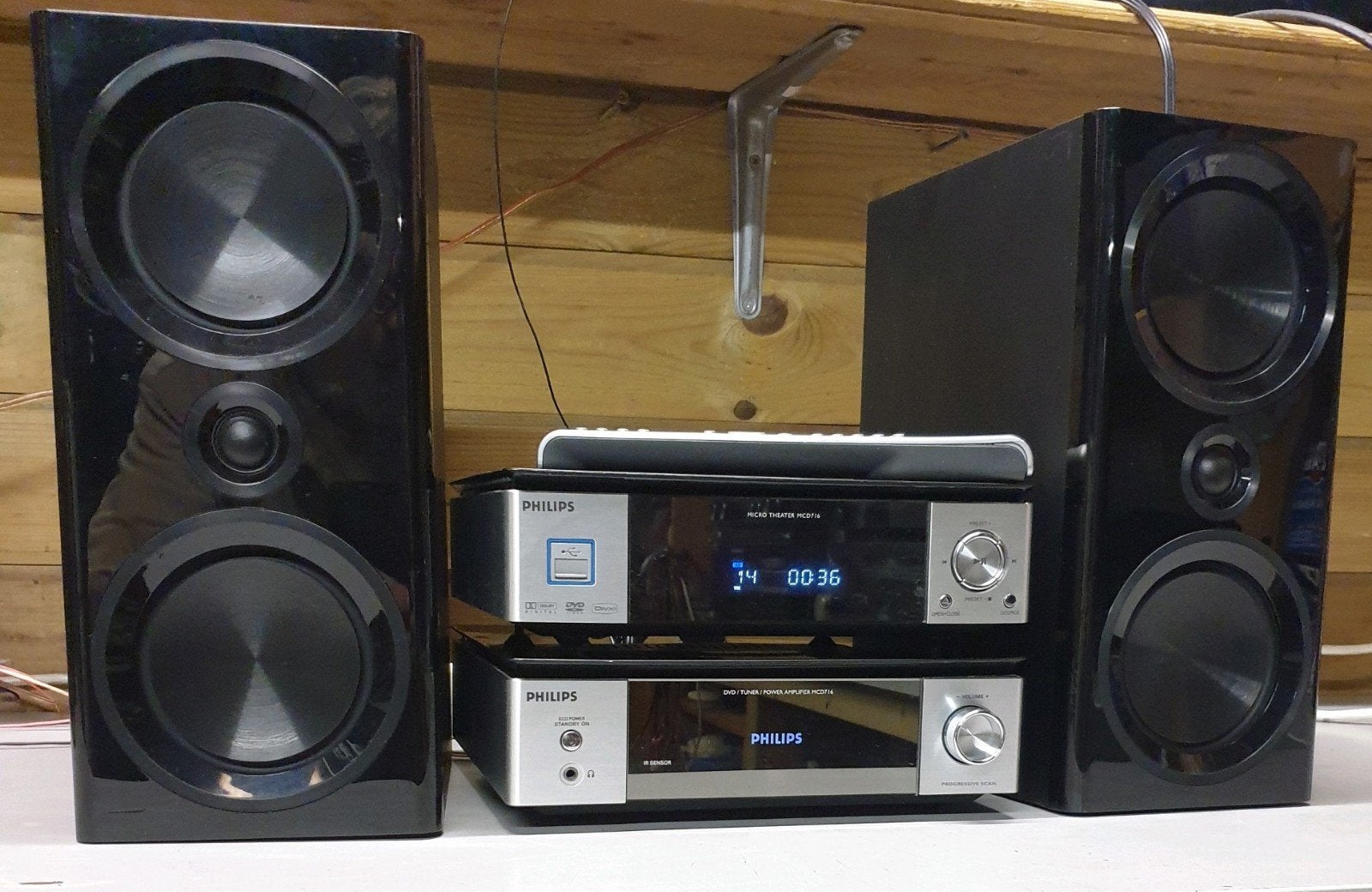 Philips mcd716 mini set compleet + afstandsbed., Ophalen of Verzenden