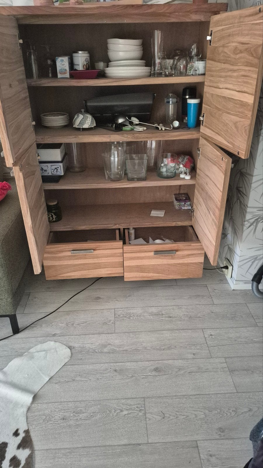 Een grote Xooon bergkast/wandmeubel 110brx42diepx160hoog, Huis en Inrichting, Ophalen, Gebruikt, Modern, 150 tot 200 cm