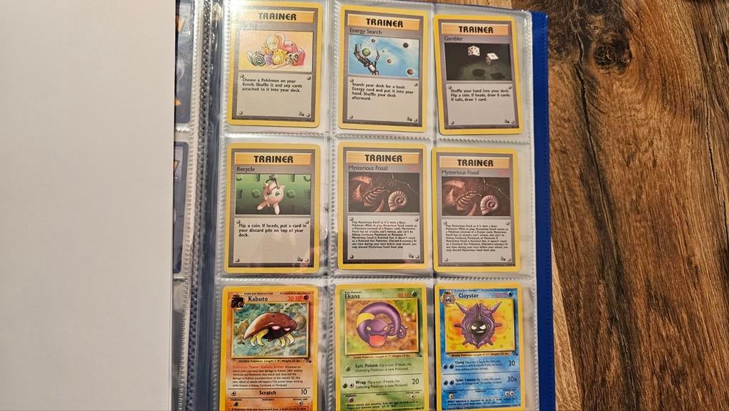 Pokémon kaarten Fossil (Engels), Verzenden, Zo goed als nieuw, Meerdere kaarten