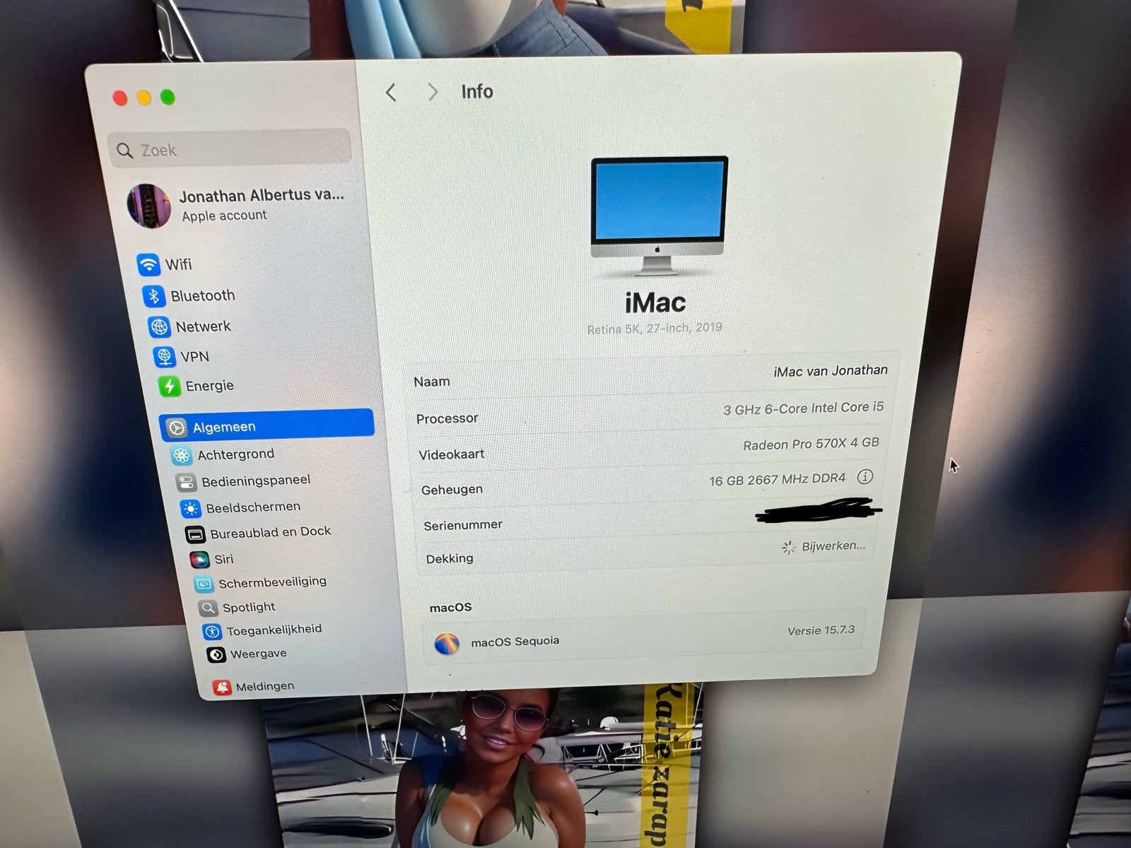 iMac Retina 5K, 27-inch (2019) - 16GB RAM, 1TB SSD, 2 tot 3 Ghz, SSD, IMac, Ophalen of Verzenden