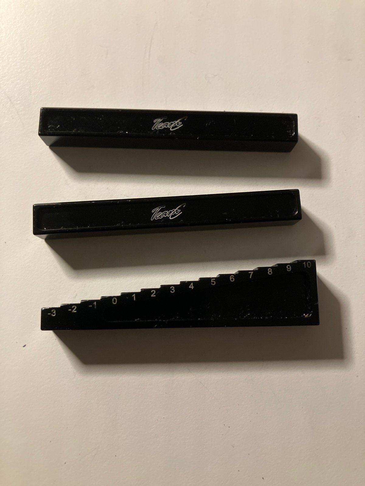 Afstel set downstops Team C RC auto, hudy xray serpent, Ophalen of Verzenden, Gebruikt, Onderdeel