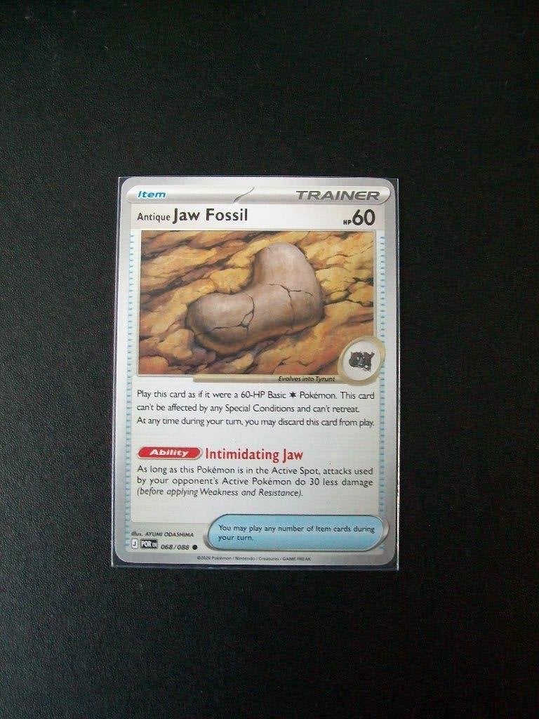 3607. Nieuwe Pokemon Kaart  Antique JAW FOSSIL (068/088), Verzenden, Nieuw, Losse kaart
