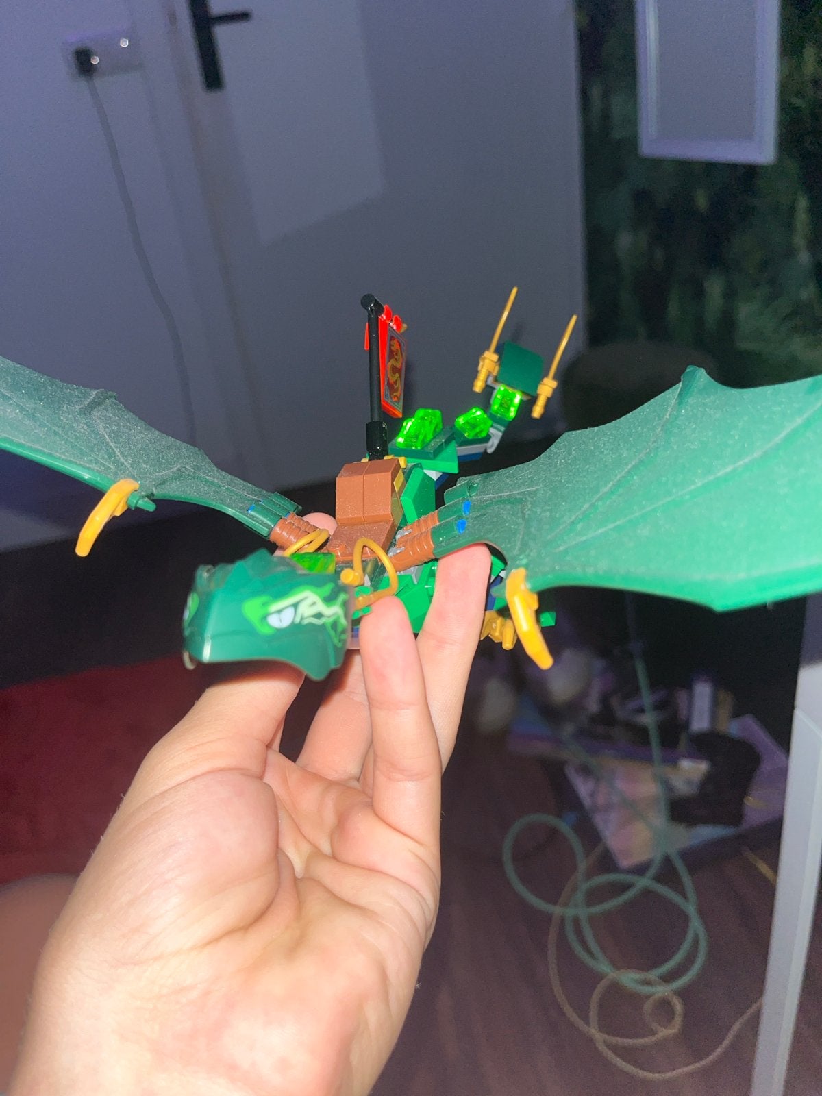 Lego Ninjago Lloyd's Legendarische Draak 71766, Gebruikt, Lego, Ophalen of Verzenden, Compleet