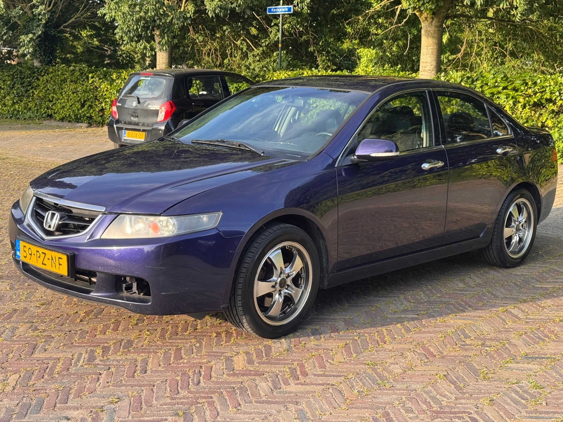 Honda Accord 2.0i Comfort uit 2005, Auto's, 1998 cc, Gebruikt, Zwart, 4 cilinders