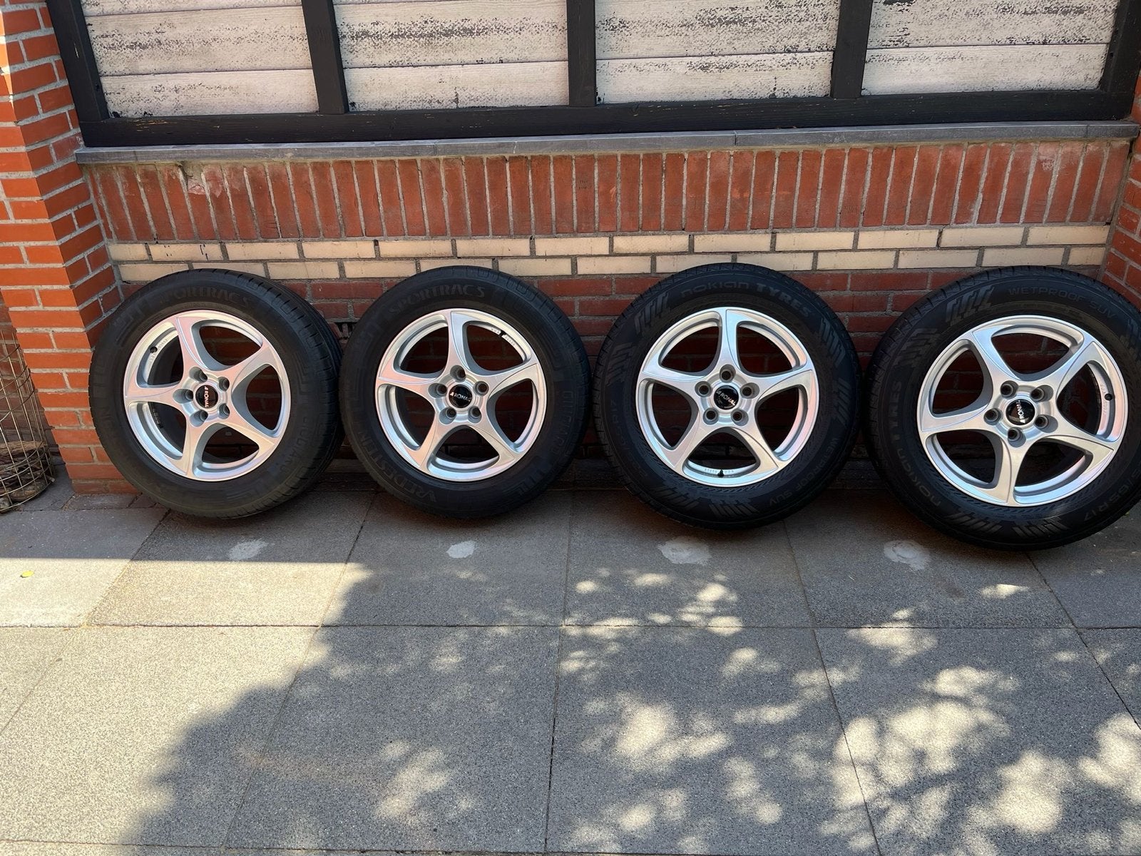 Ronal velgen met zomerbanden voor fiat ducato  - 17 inch, Ophalen, Banden en Velgen, 17 inch, Bestelwagen