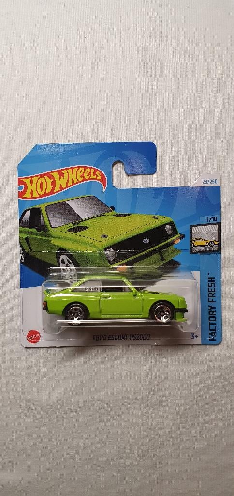 Hot Wheels Ford Escort RS2000 Green, Ophalen of Verzenden, Nieuw, Auto