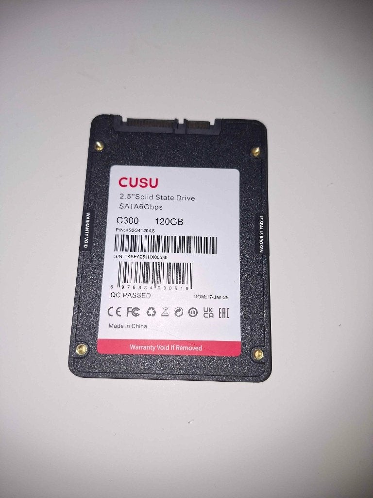 ssd 120gb, Ophalen of Verzenden, Zo goed als nieuw, Crucial, Laptop