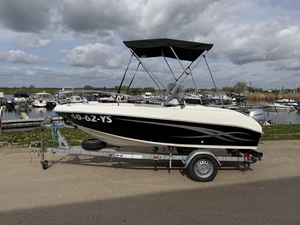Prins 460 Console Boot met Honda 20 PK - compact,betrouwbaar, Watersport en Boten, Vis- en Consoleboten, 10 tot 30 pk, 5 m, Zo goed als nieuw