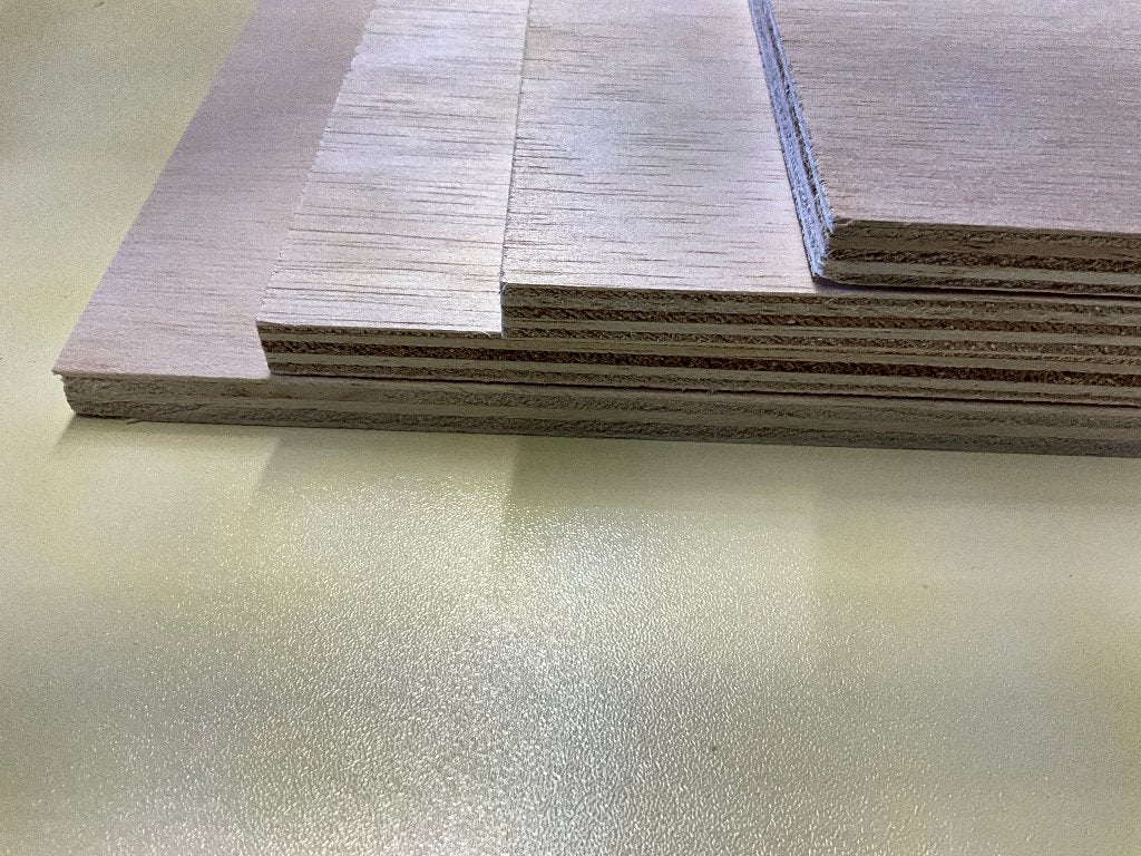 Triplex en MDF platen 10 mm x 210 mm x 300 mm 8 stuks, Overige thema's, Overige typen, Nieuw, Overige merken