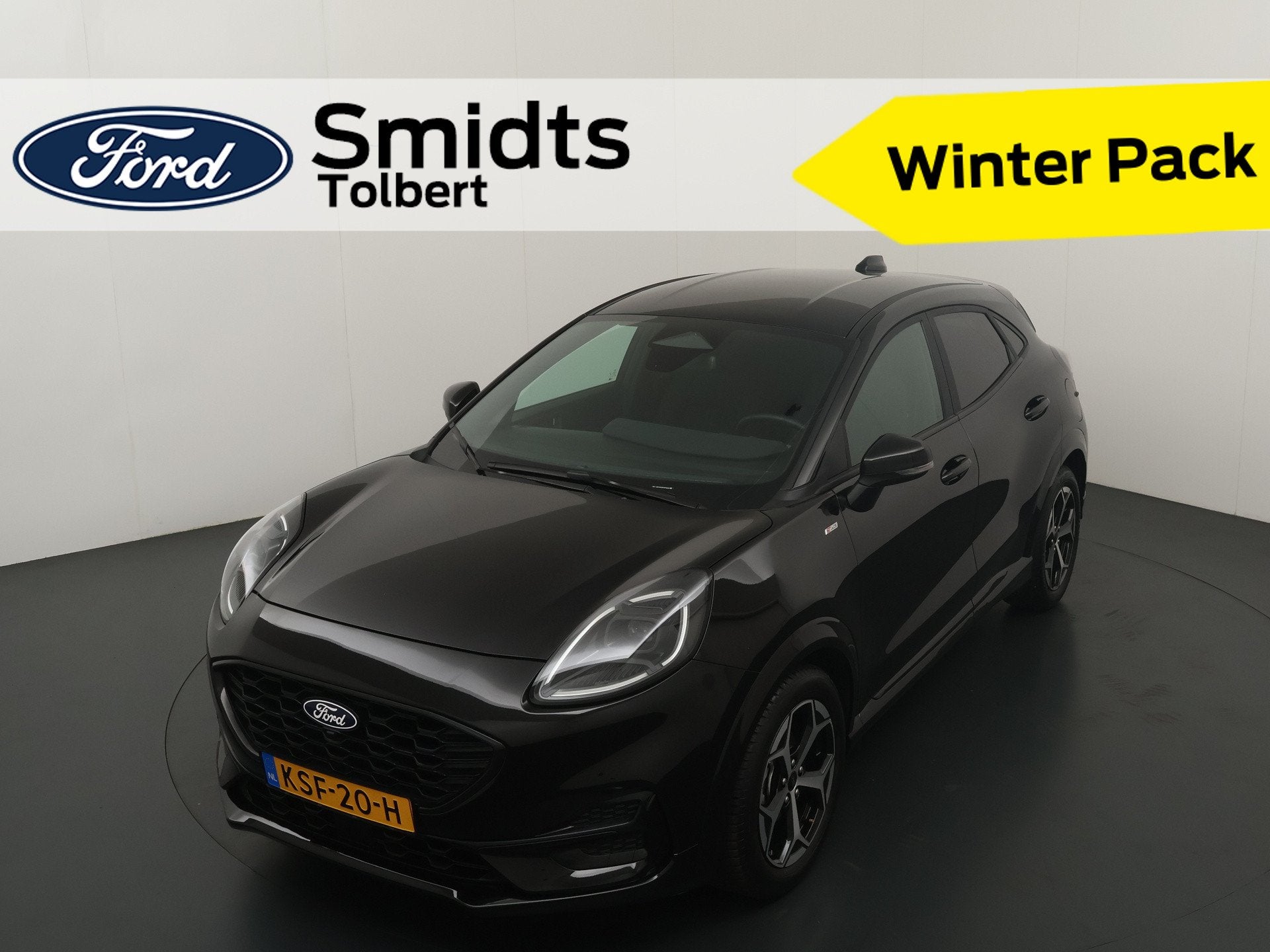 Ford Puma EcoBoost Hybrid 125pk ST-Line | Winterpack | Cruis, 12 maanden, Zwart, Bedrijf, Hybride Elektrisch/Benzine