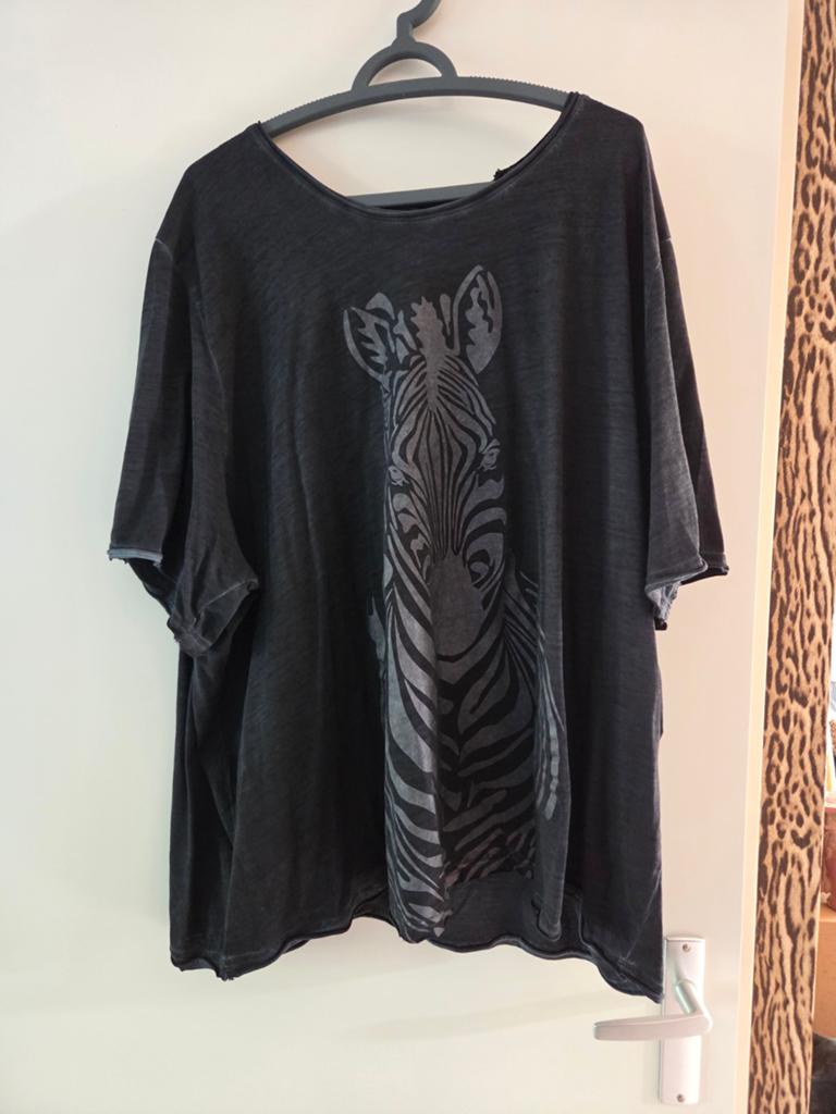 Ulla Popken T-shirt met zebraprint, maat 62/64, Kleding | Dames, T-shirts, Maat 46/48 (XL) of groter, Ulla Popken, Ophalen of Verzenden