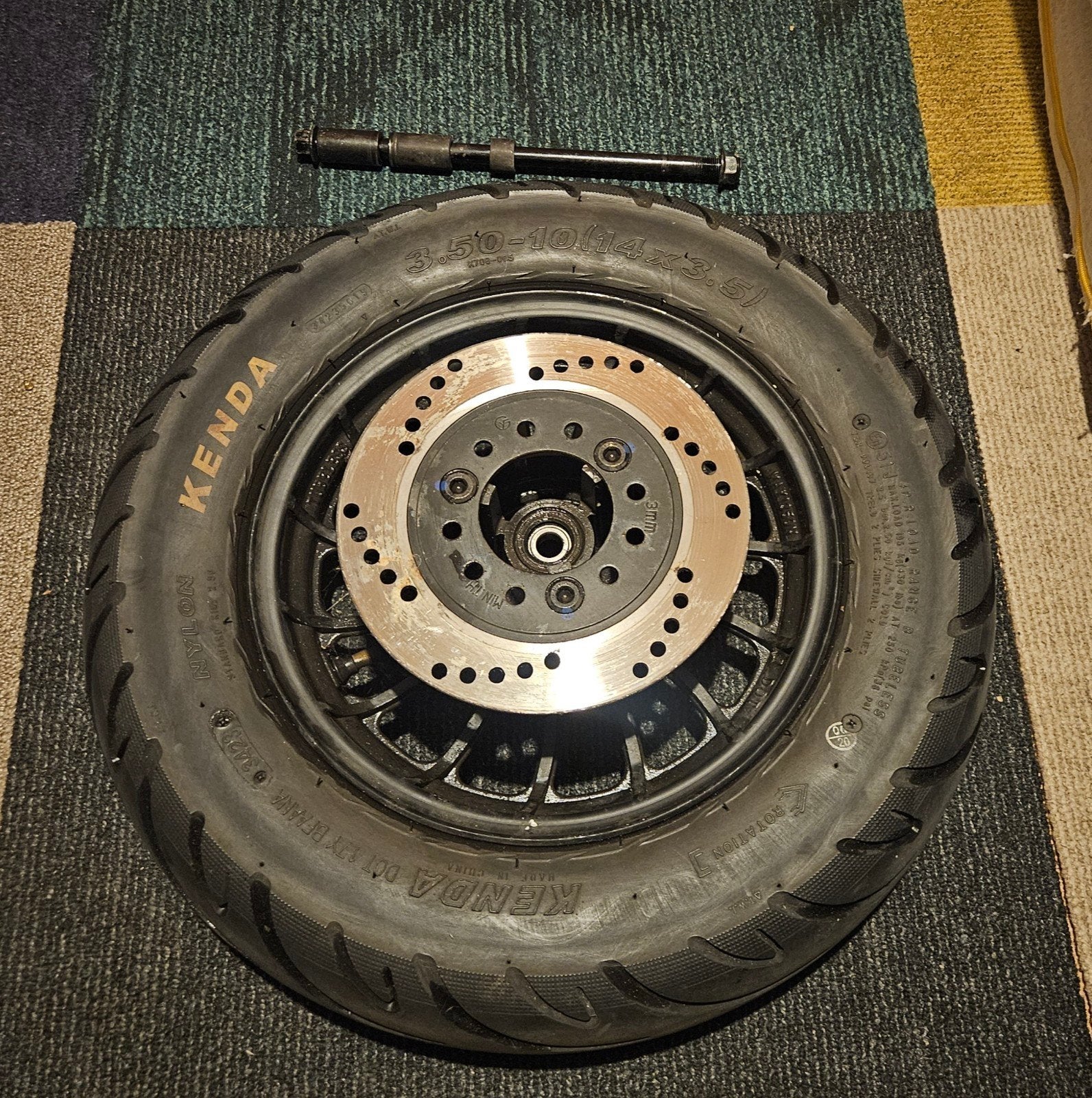 IVA Lux wiel 10 inch Kenda + remschijf o.a andere merken, Ophalen, Overige typen
