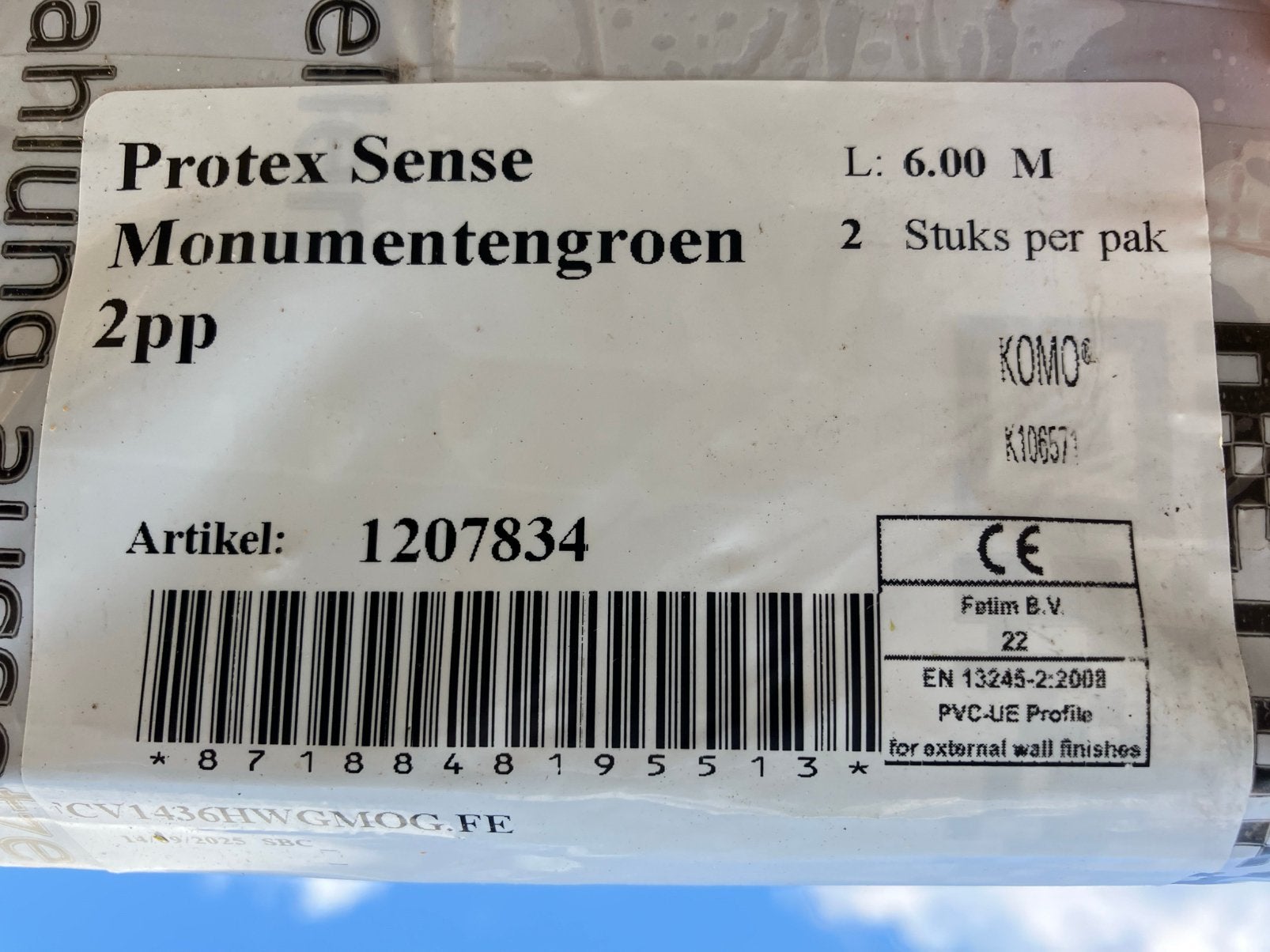 Pak boeidelen, grachtengroen, Doe-het-zelf en Verbouw, Ophalen, Nieuw