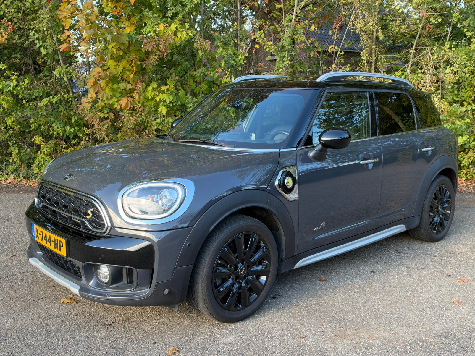 Mini Countryman SE PHEV All4 Aut. Panorama dak, Leder, etc., Auto's, 136 pk, Zwart, Countryman, SUV of Terreinwagen