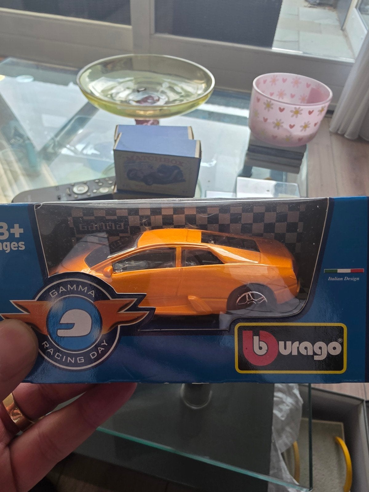 Burago Lamborghini Murcielago Modelauto - Oranje, Ophalen of Verzenden