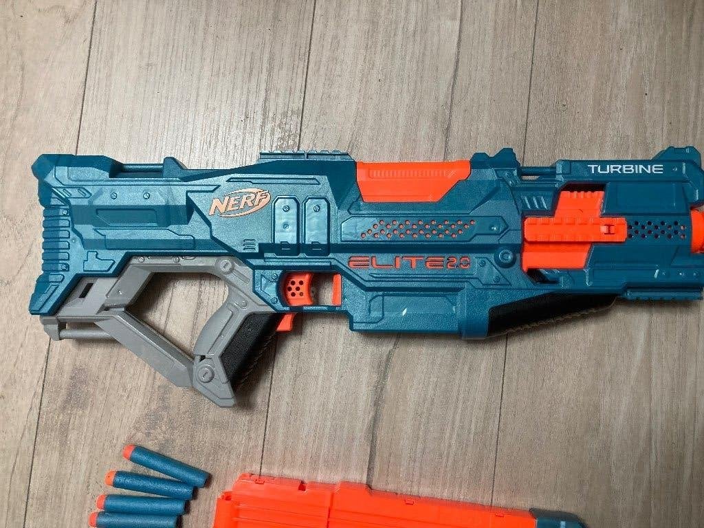 Nerf Elite 2.0 Turbine CS-18 Blaster (excl. pijltjes), Ophalen of Verzenden, Gebruikt