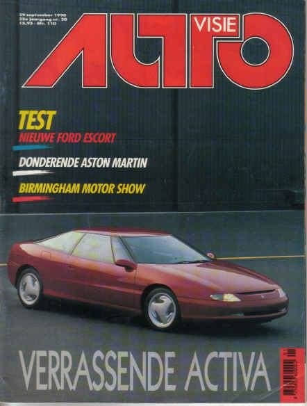 Autovisie 20 1990 : Citroen Activa 2 - Mitsubishi Eclipse, Ophalen of Verzenden, Gelezen, Algemeen