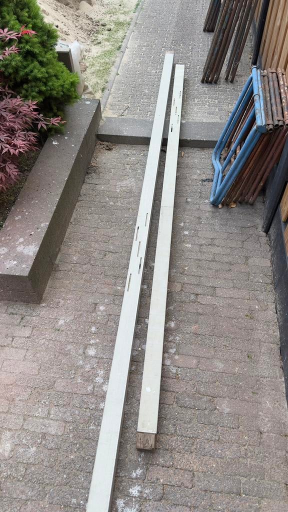 2 aluminium metselprofielen, Doe-het-zelf en Verbouw, Ophalen, Zo goed als nieuw