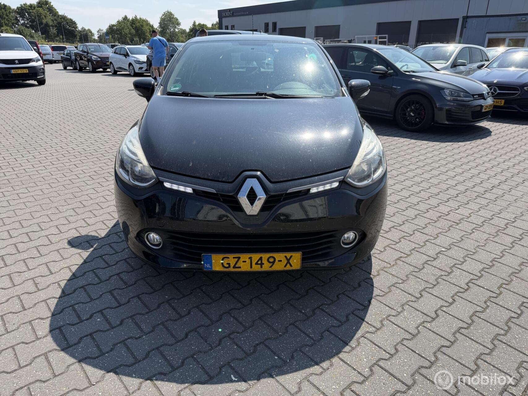 Renault Clio 1.5 dCi ECO Dynamique navi erco, Auto's, Voorwielaandrijving, Stof, Gebruikt, Zwart