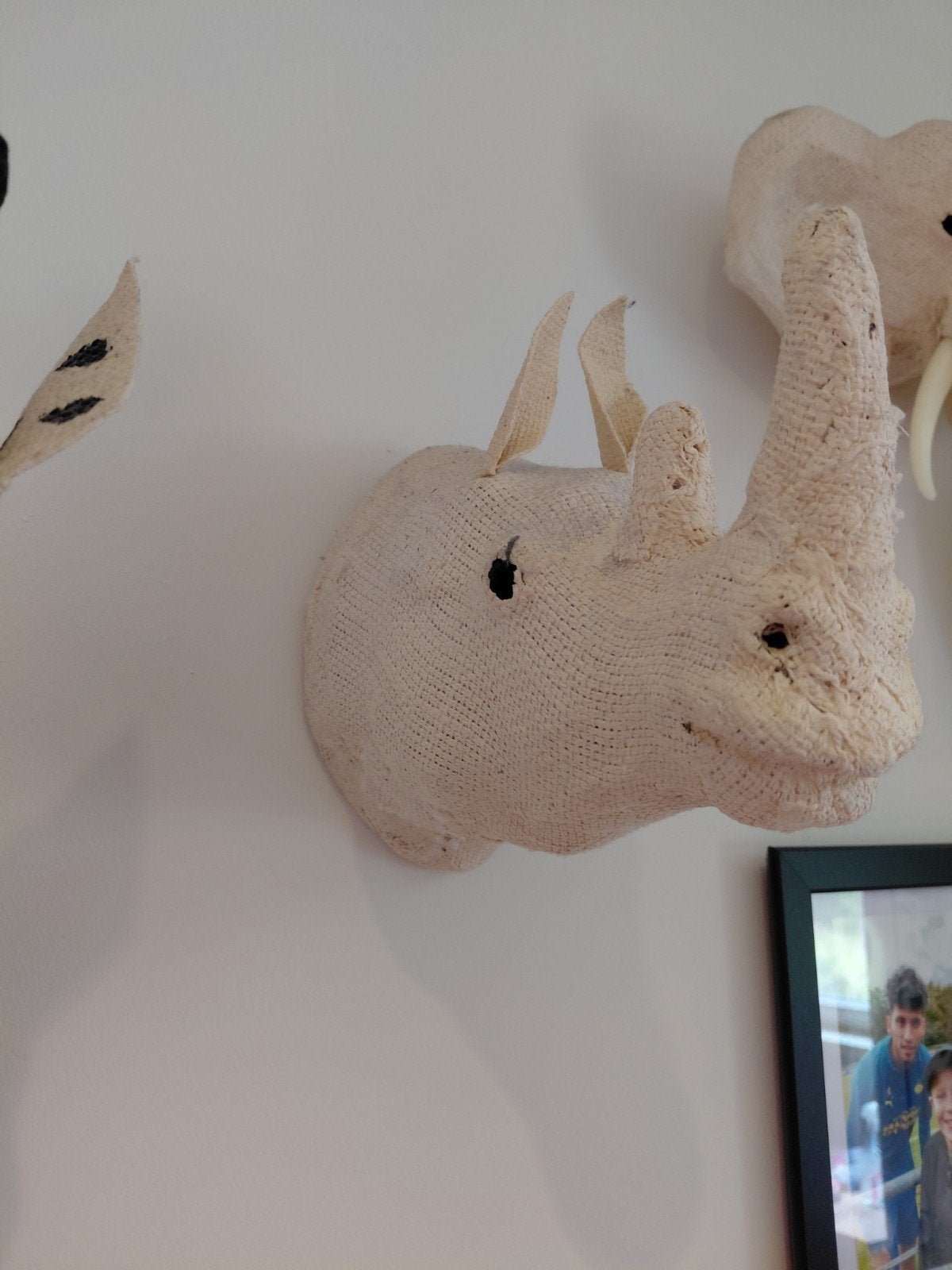 Dierenkoppen kinderkamer, Ophalen, Zo goed als nieuw, Wanddecoratie
