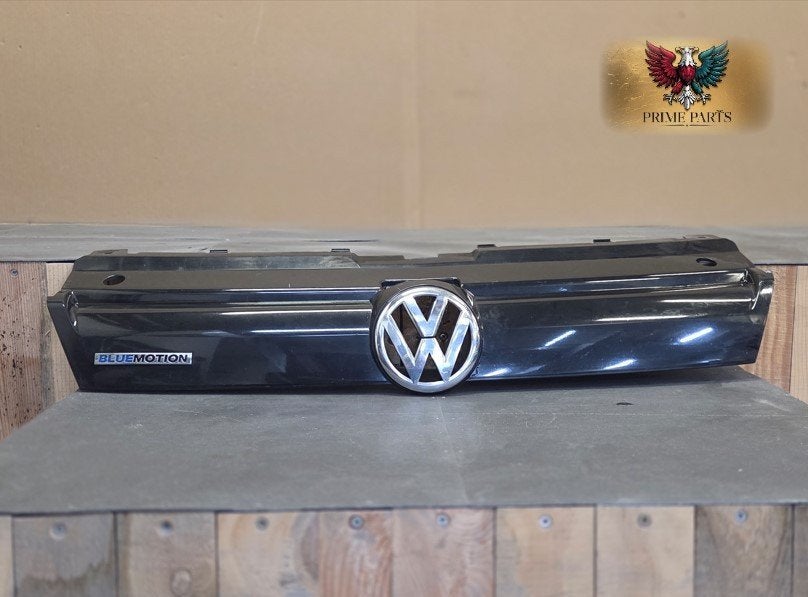 VW POLO 6R BLUEMOTION GRILLE VOOR MIDDEN MET EMBLEEM, Ophalen, Gebruikt