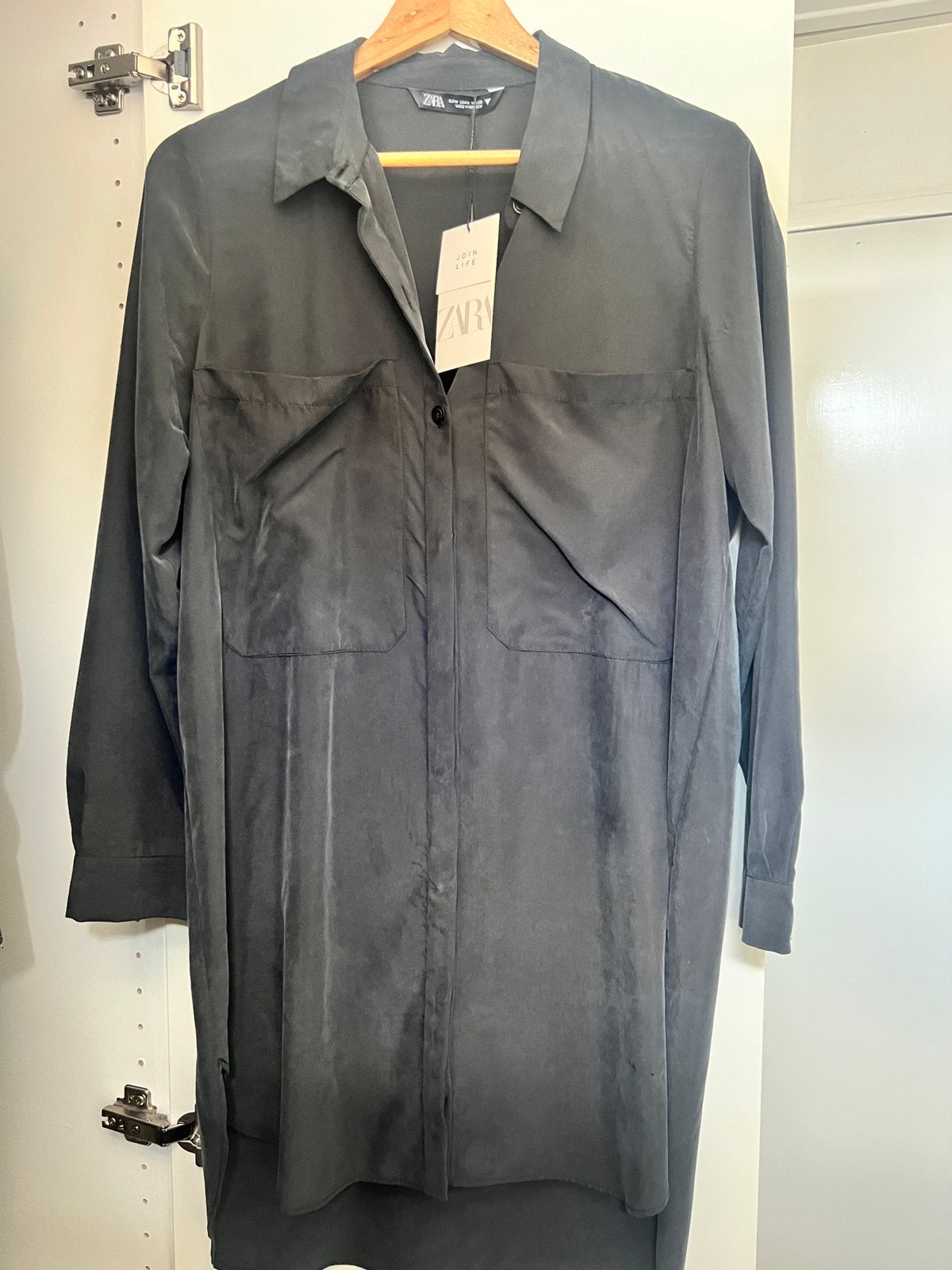Zara blouse(jurk), Maat 38/40 (M), Zwart, Nieuw, Ophalen of Verzenden