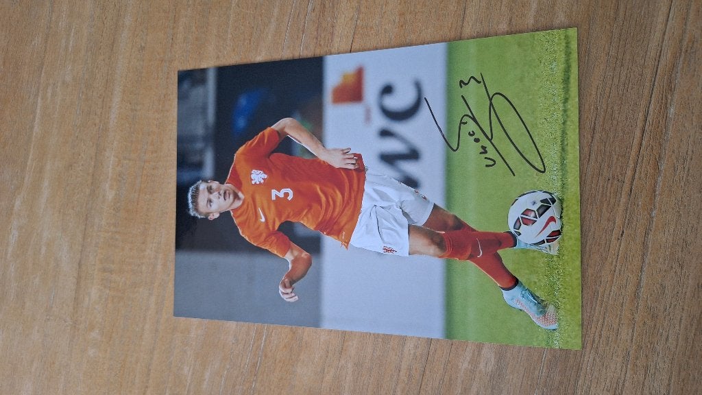 Foto 20x30cm met handtekening; Sven van Beek # Feyenoord, Ophalen of Verzenden, Nieuw, Feyenoord, Overige typen