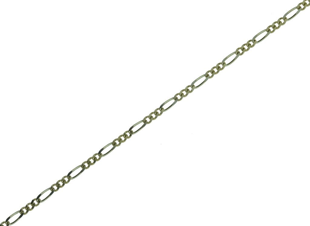 Figaro 14k gouden fraaie dames armband gourmet schakel, Voordeelsieraden, Verzenden, Zo goed als nieuw, Met edelsteen