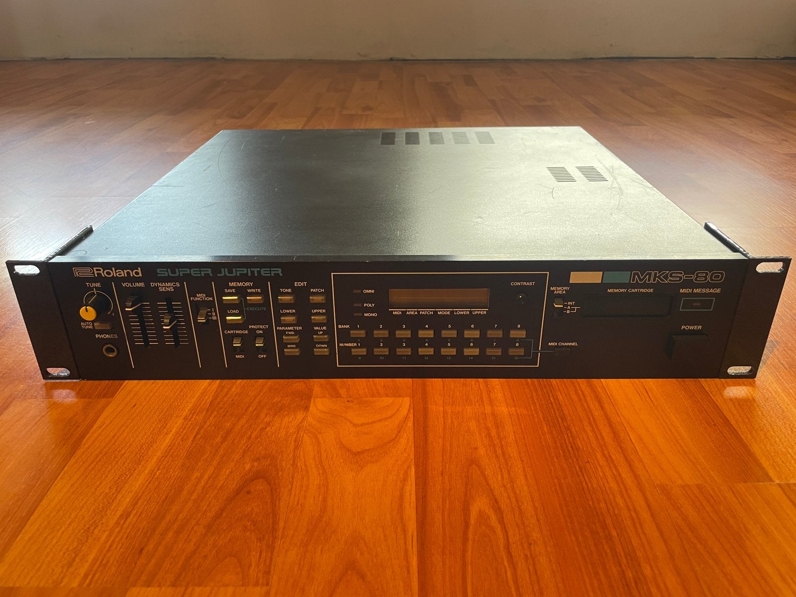 Roland MKS-80 Super Jupiter Rackmount Synth 1984 - 1989, Muziek en Instrumenten, Ophalen, Gebruikt, Roland, Overige aantallen