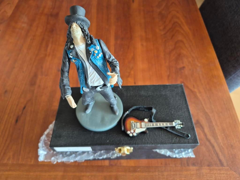 Slash Guns n Roses Poppetje Figuur, Ophalen of Verzenden, Zo goed als nieuw, Pop, Beeldje of Miniatuur