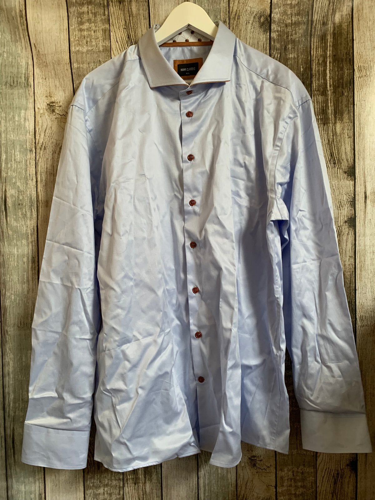 Wam classic super gaaf nieuw blauw overhemd (Maat 4XL), Overhemd, Blauw, Nieuw, Ophalen of Verzenden