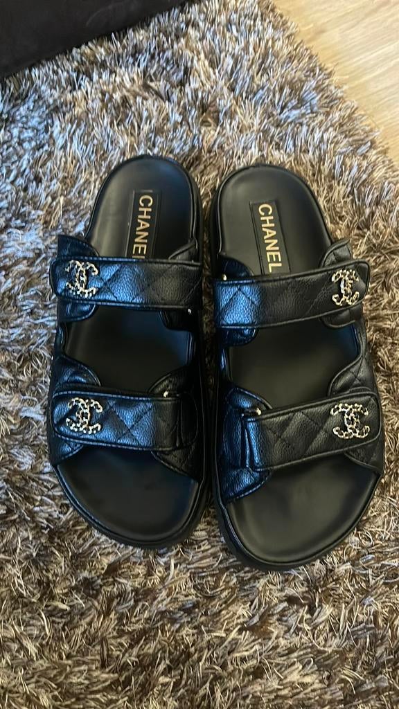 Ch@nel slippers maat 40, Kleding | Dames, Verzenden, Nieuw