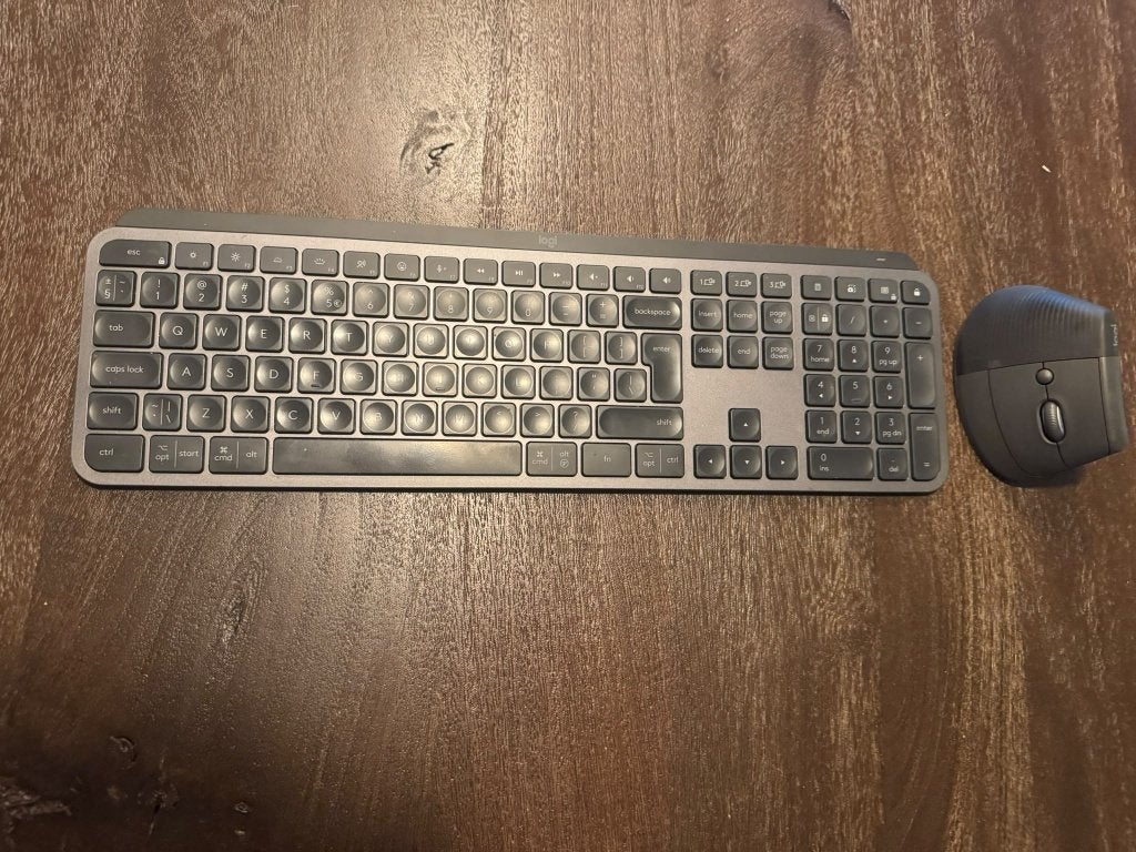 Logitech MX Keys Mini + Lift ergonomische muis, Ophalen, Zo goed als nieuw