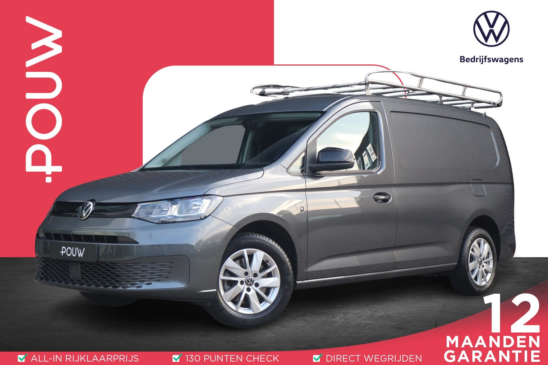 Volkswagen Caddy Maxi Cargo 2.0 TDI 102pk Comfort | Trekhaak, Voorwielaandrijving, Stof, Gebruikt, 4 cilinders