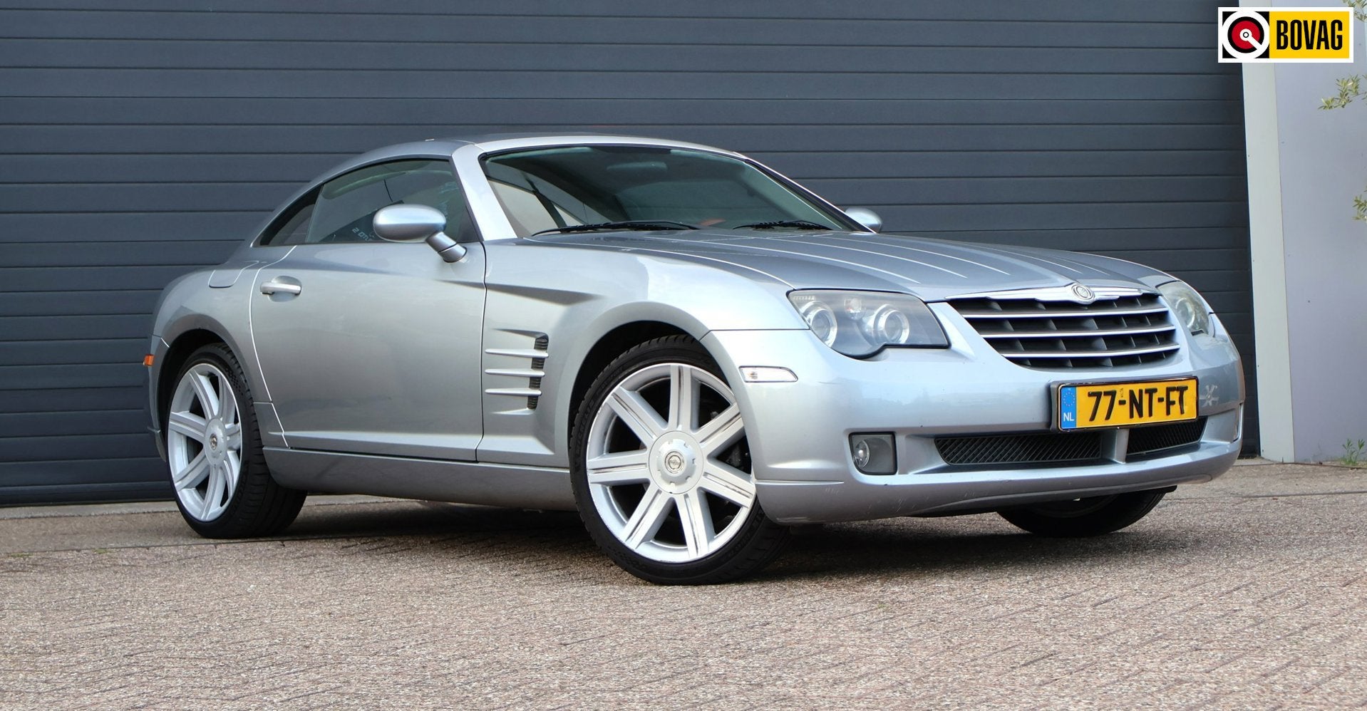 Chrysler Crossfire 3.2 V6 Leder/Automaat/Airco/Xenon, Auto's, Chrysler, Automaat, Gebruikt, Blauw, 2 stoelen