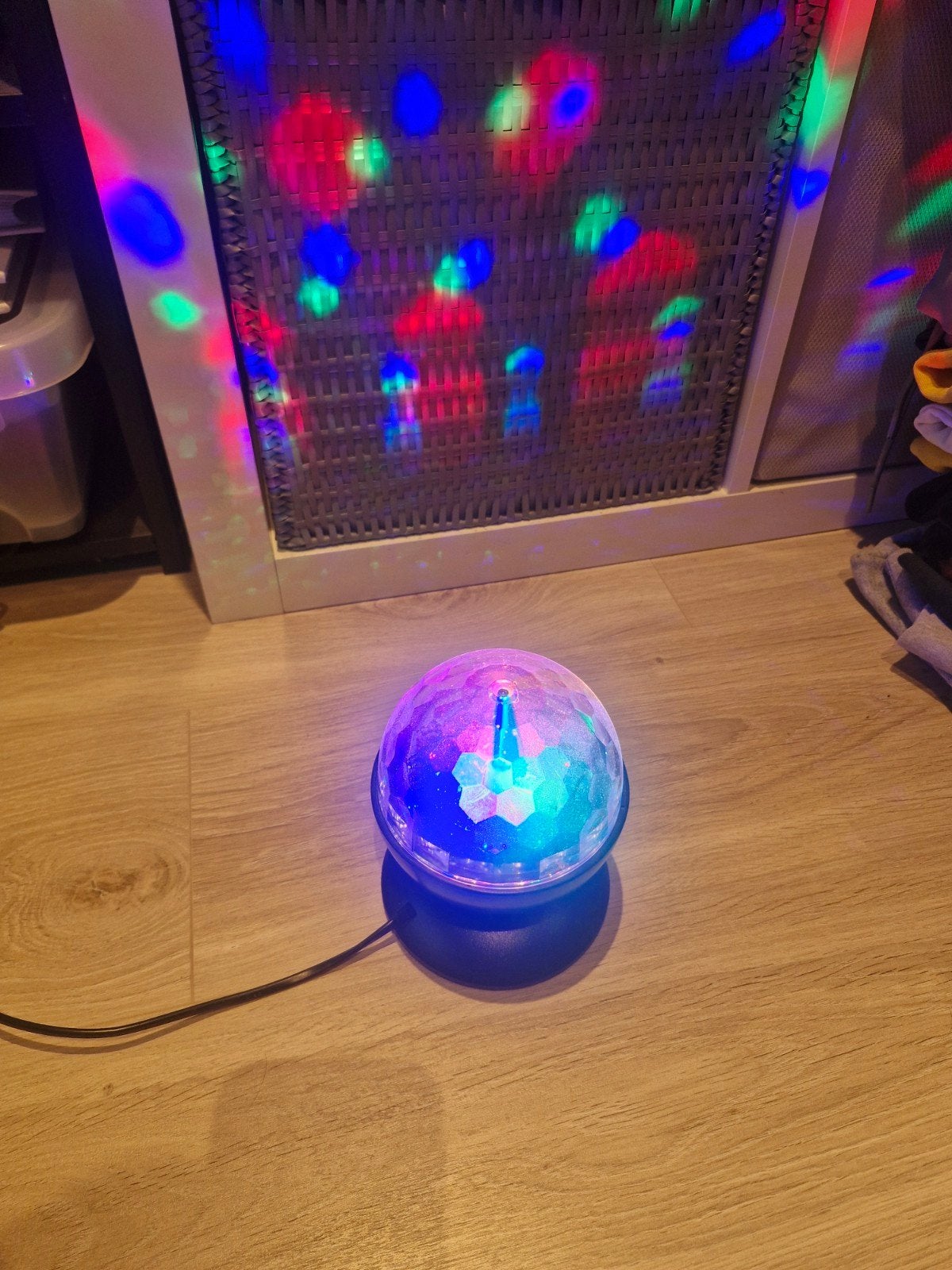 Disco Bal USB - Feestverlichting voor Thuis led party light, Ophalen of Verzenden, Gebruikt, Feestartikel, Verjaardag
