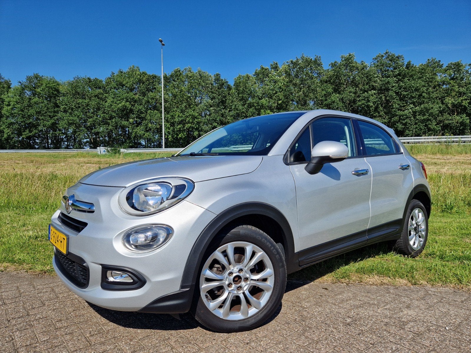 Fiat 500X 1.4 Turbo140pk 2015 Clima, Cruise, Nette Auto!, Auto's, Fiat, Voorwielaandrijving, Stof, 4 cilinders, 500X