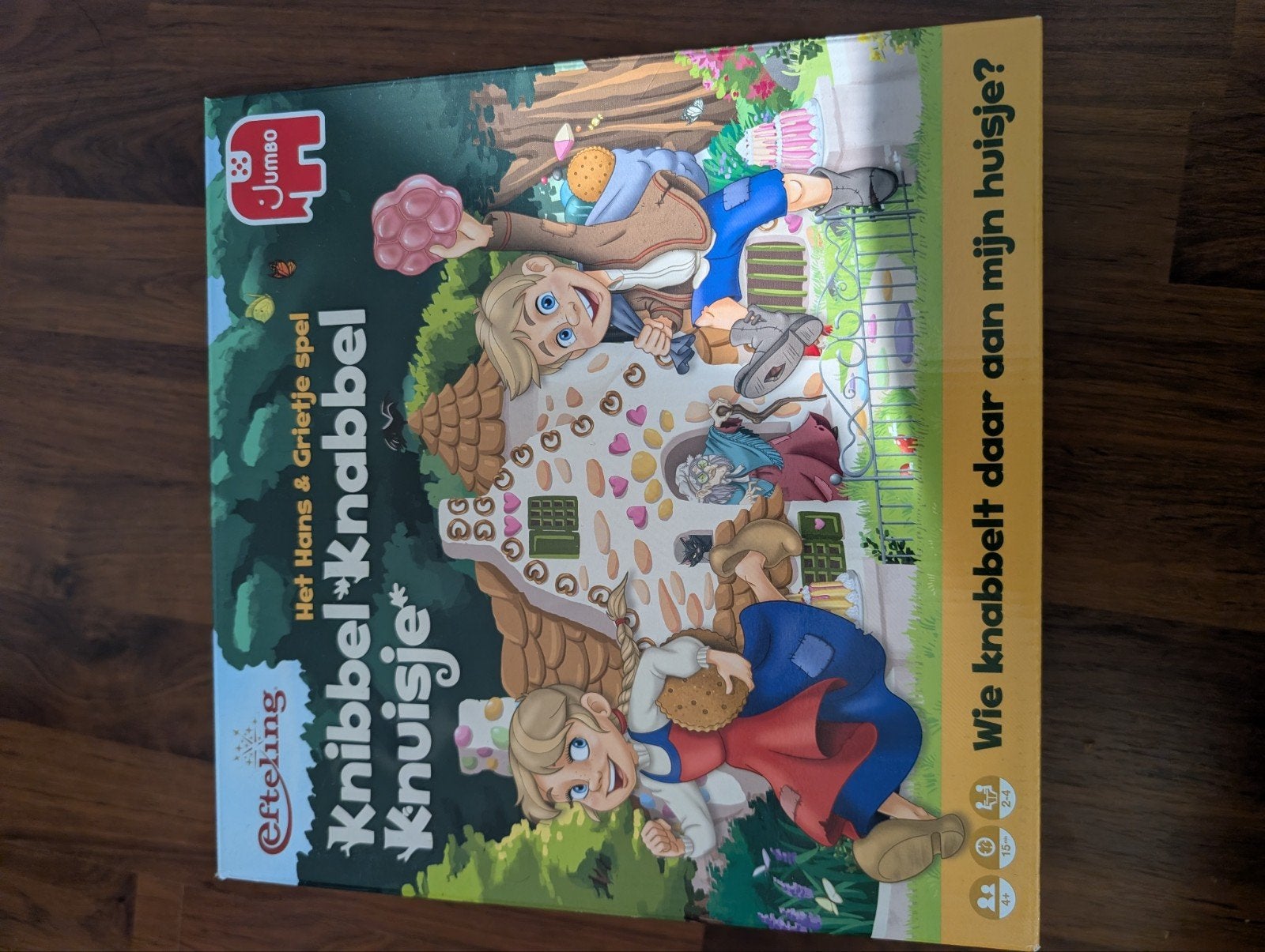 Efteling Knibbel Knabbel Knuisje - Het Hans & Grietje spel, Drie of vier spelers, Ophalen of Verzenden, Zo goed als nieuw, Jumbo