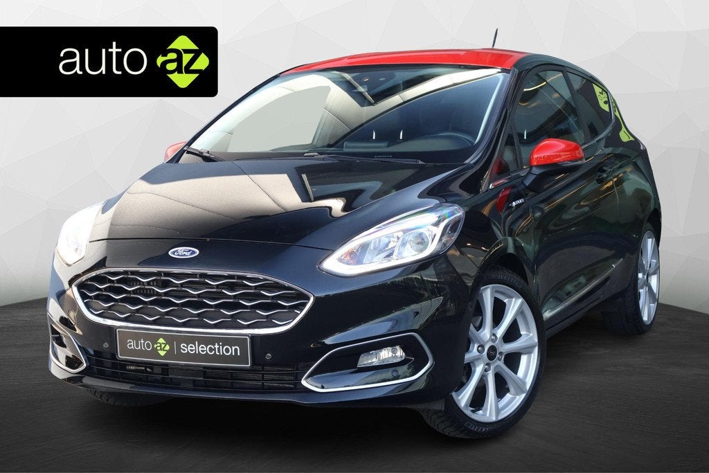 Ford Fiesta 1.0 EcoBoost Vignale / Camera / DAB / Cruise con, Voorwielaandrijving, Stof, Gebruikt, Zwart