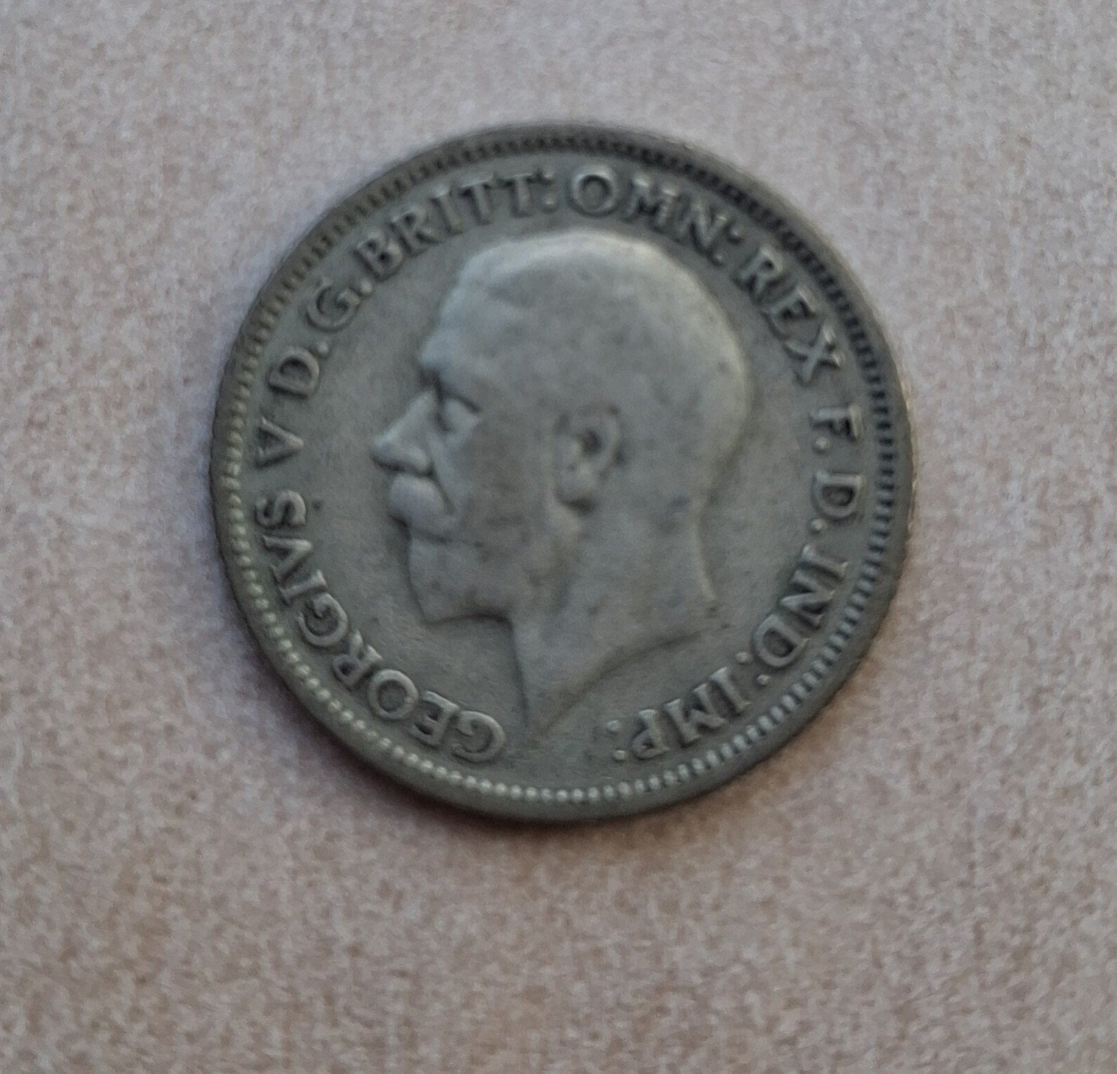 Zilveren Britse Sixpence munt uit 1930 - George V, Ophalen of Verzenden, Overige landen, Losse munt, Zilver