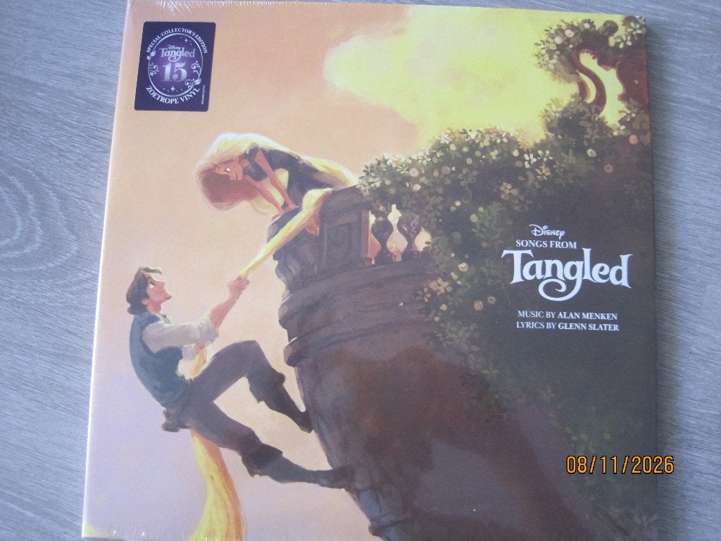 Disney songs from Tangled, Ophalen of Verzenden, Geseald, 12 inch, Nieuw in verpakking