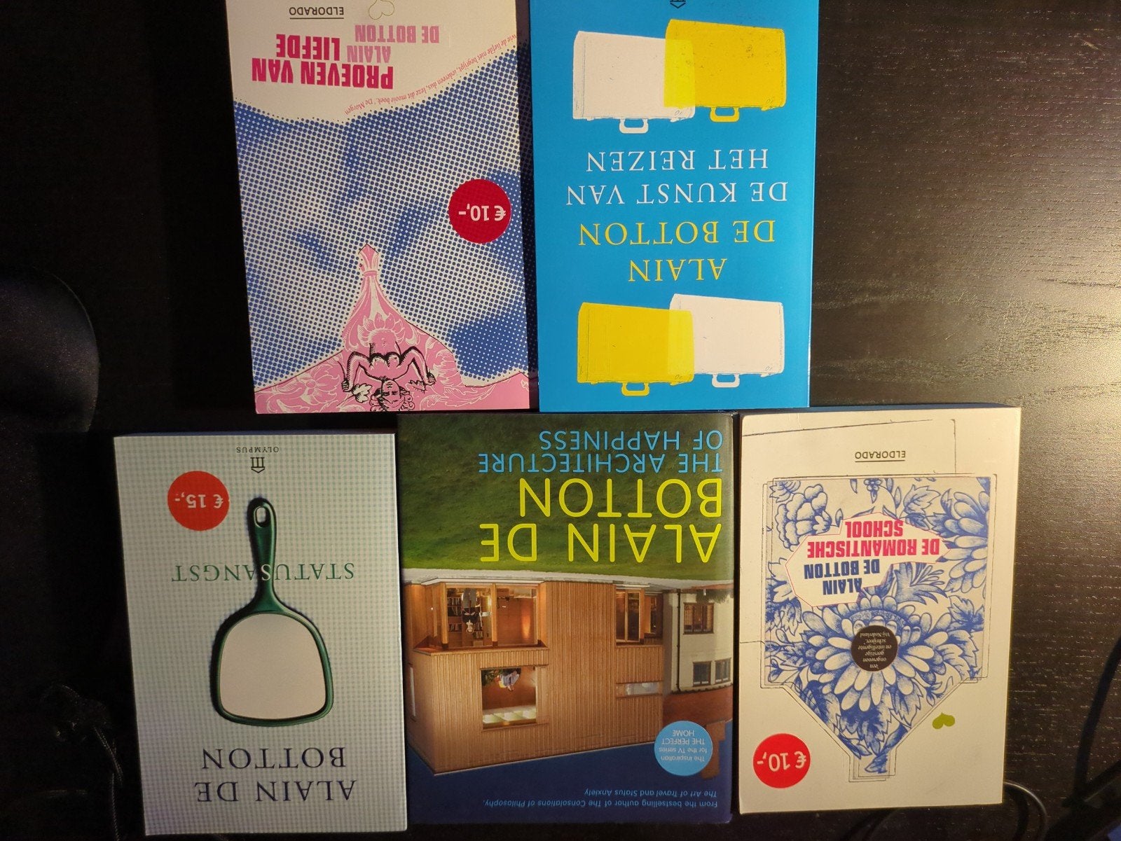Alain de Botton Boekenpakket: 5 Filosofische Werken, Ophalen of Verzenden, Zo goed als nieuw, Alain de Botton, Nederland