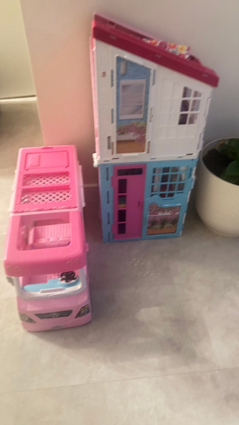 Speelgoed barbie huis en auto, Ophalen of Verzenden, Zo goed als nieuw, Toebehoren
