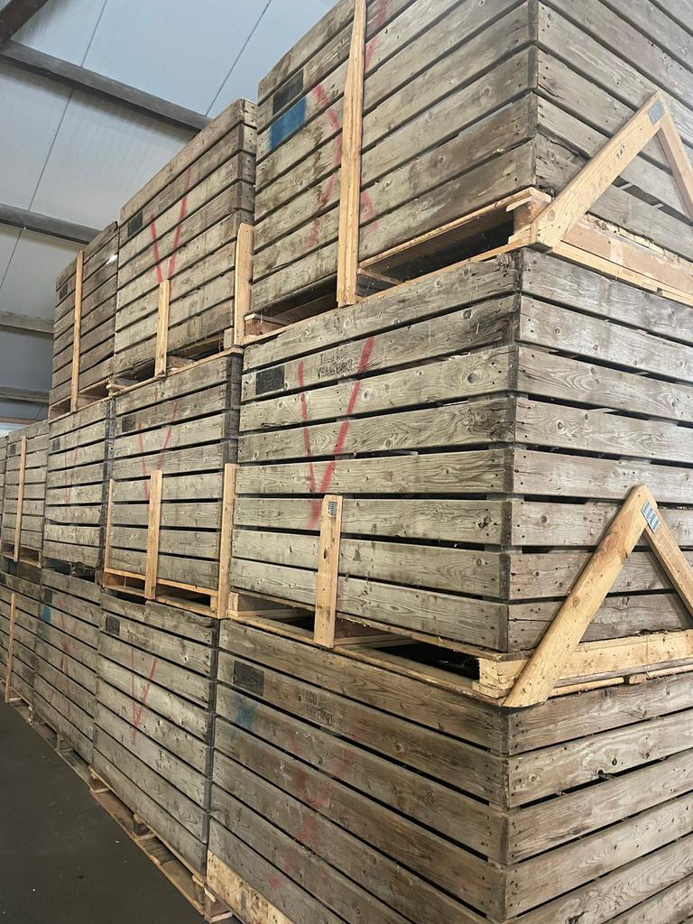 Houten kisten van 2 kuub, Ophalen, Gebruikt, 50 tot 100 cm, Minder dan 50 cm