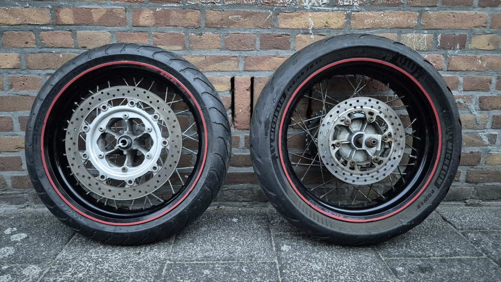 XT660X Excel Supermoto Velgen met Remschijven en Meer, Motoren, Ophalen