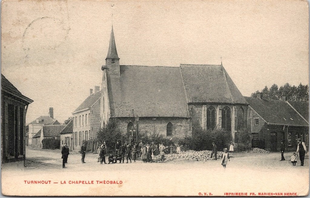 Turnhout België - 7 antieke postkaarten, Verzamelen, Ophalen of Verzenden, Voor 1920, Gelopen, Antwerpen