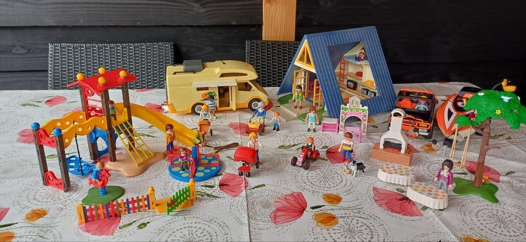Playmobil  Speeltuin, Vakantiehuis, Camper etc, Kinderen en Baby's, Speelgoed | Playmobil, Ophalen of Verzenden, Gebruikt, Complete set