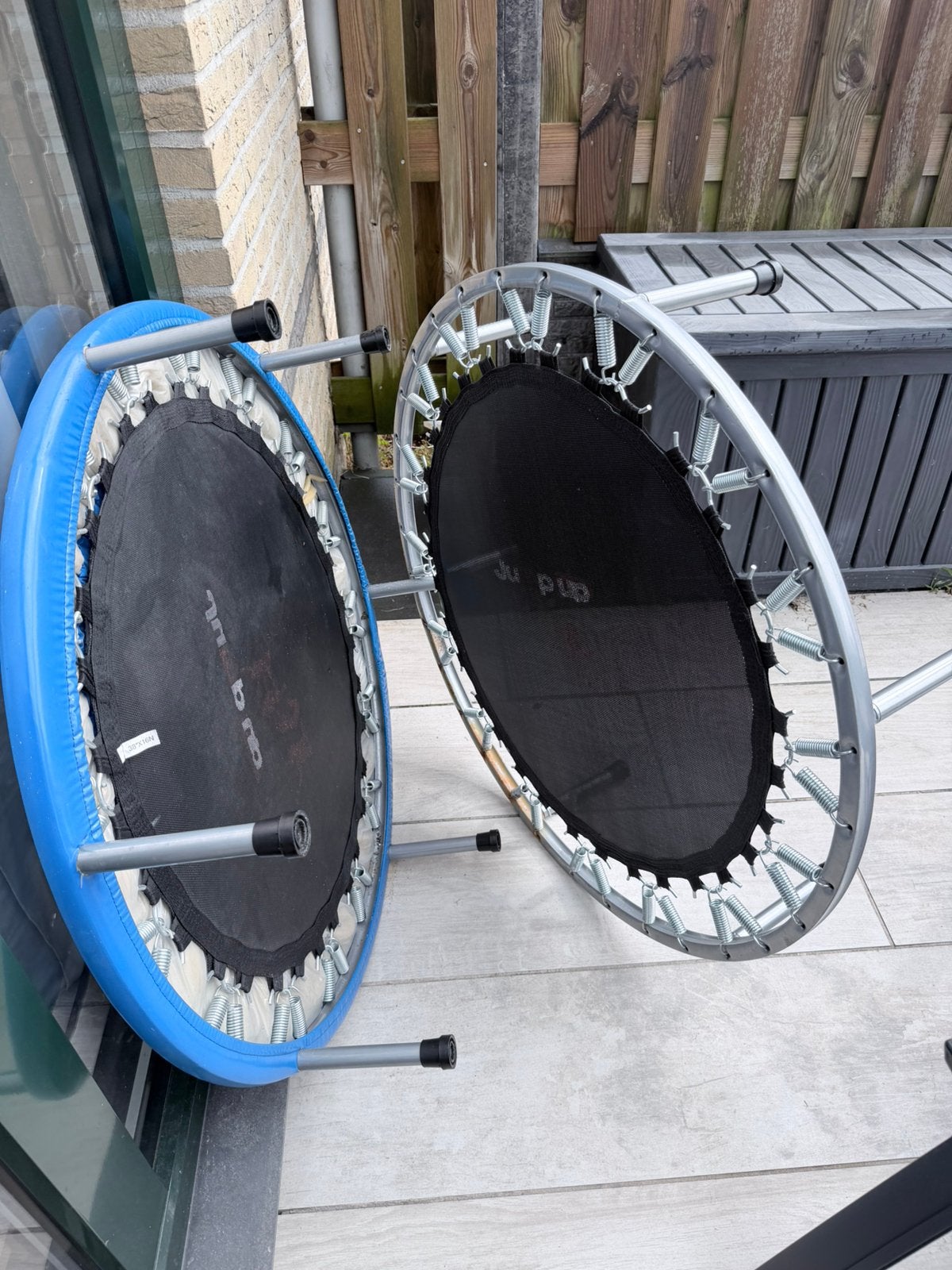2 trampolines en 1 fitnall, Ophalen, Zo goed als nieuw, Overige typen